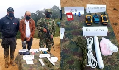 Presunto integrante del ELN capturado. 