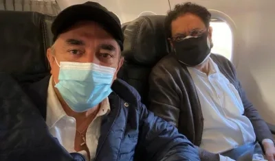 Gustavo Bolívar e Iván Cepeda.