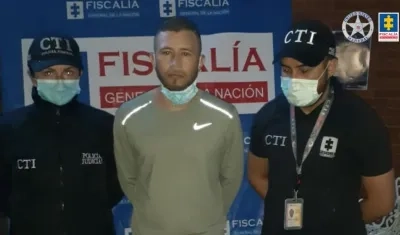 Einer Estiven Zapata Cardona, exintegrante de la Policía Nacional.