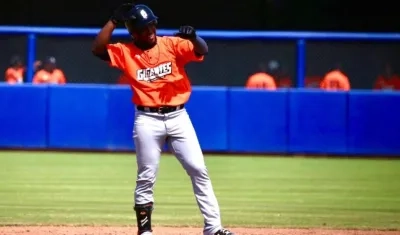 Celebración de Gigantes del partido que no fue suficiente para el triunfo.