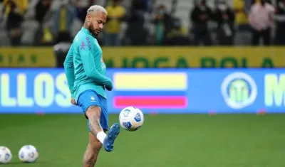 Neymar, jugador brasileño.