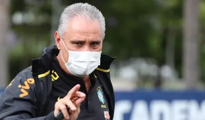 Tite, técnico de Brasil.