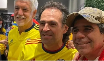 Enrique Peñalosa, Federico Gutiérrez y Alejandro Char, tres exalcaldes y precandidatos presidenciales.