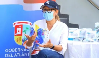 La secretaria de Salud del Atlántico, Alma Solano.