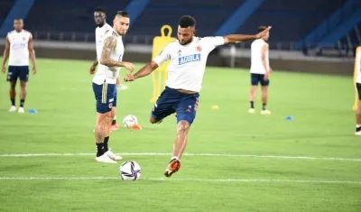 Miguel Ángel Borja se perfila como titular. 