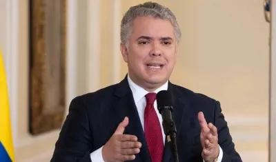 Iván Duque, presidente.