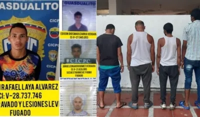 Los capturados serán entregados a las autoridades migratorias para se devueltos a Venezuela.