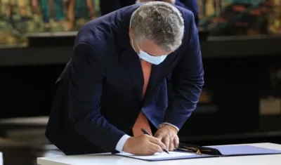 El Presidente de la República, Iván Duque.