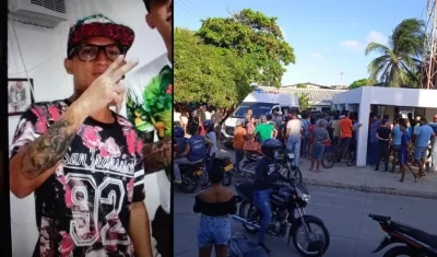 José David Ángulo Manjarrez fue llevado al CAI de La Playa. 