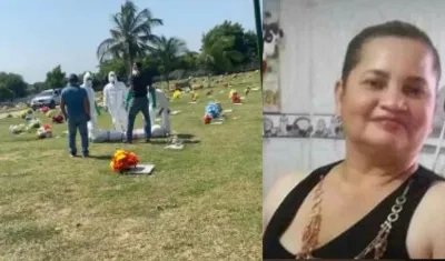 El cuerpo que sería de Marilyn Pérez fue exhumado el miércoles en Jardines de la Eternidad.