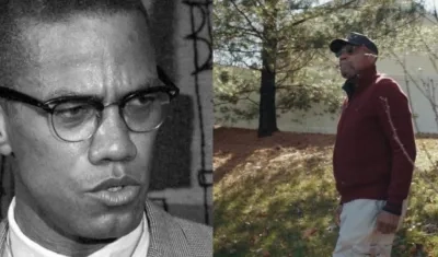 Malcom X, a la izquierda, asesinado en 1965; y Muhammad Abdul Aziz, a la derecha, uno de los acusados.