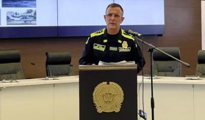 El Director de la Policía Nacional, general Jorge Luis Vargas.