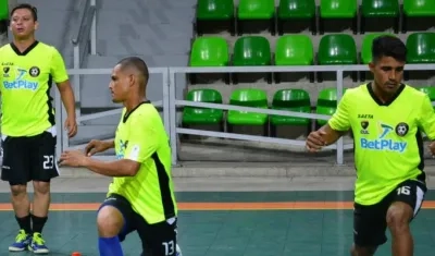 Jugadores del Independiente Barranquilla. 