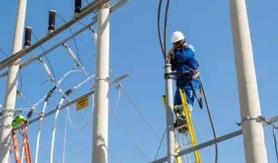 Trabajos en redes de alta tensión