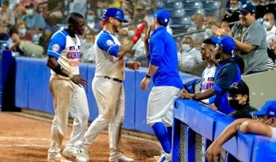 Harold Ramírez sacudió el batazo ganador.