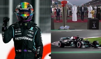Lewis Hamilton se impuso en Catar. 