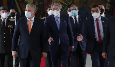 Iván Duque llega a Ecuador a reunirse con Guillermo Lasso
