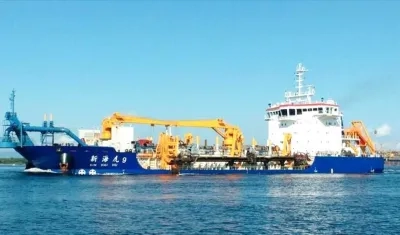 La draga propuesta por el consorcio chino.