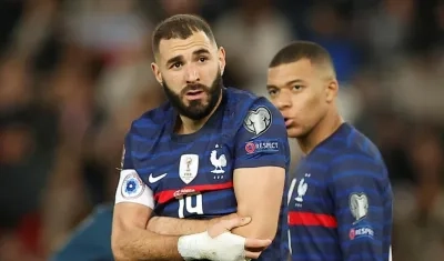 Karim Benzema, delantero francés. 