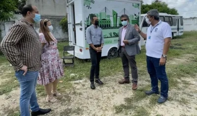  Una estación móvil de monitoreo fue instalada en la Universidad Reformada en la carrera 38.