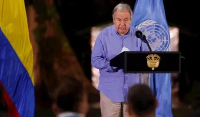 El secretario general de la ONU, António Guterres.