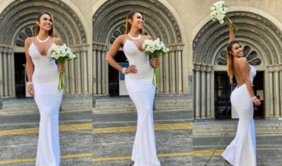 La famosa modelo brasileña Cris Galêra.