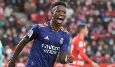 Vinicius Jr., jugador brasileño. 