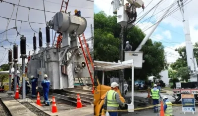 Los trabajos son en alta tensión en la Subestación El Silencio.