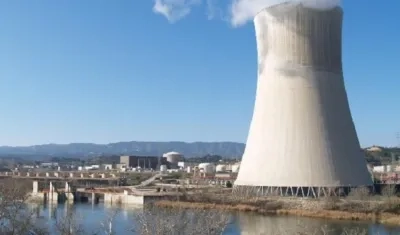 Central nuclear de Ascó (Tarragona), en el norte de España.