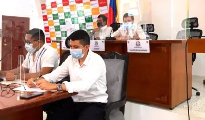 Sesión del Concejo de Barranquilla.