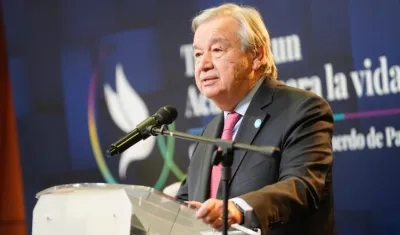 El secretario general de la ONU, António Guterres.