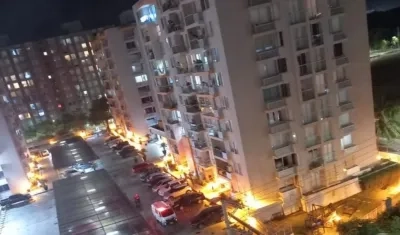 Edificio donde ocurrió el hecho. 