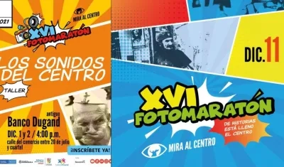 Fundación Mira al Centro organiza para el 11 de diciembre la XVI Fotomaratón.