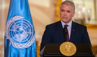 Iván Duque, presidente de Colombia.