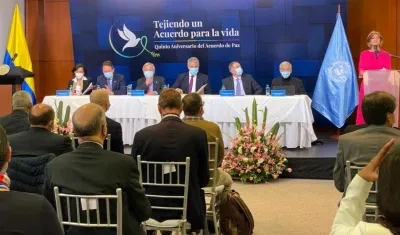 Conmemoración de los cinco años del Acuerdo.