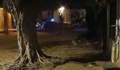 Lugar donde ocurrió el crimen. 