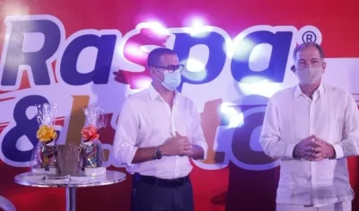 En el Pabellón de Cristal del Malecón del Rio, en Barranquilla, Coljuegos lanzó la nueva modalidad de juego "Raspa y Listo". Incentivo que beneficiará al sector de la salud.