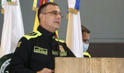 El Director de la Policía Nacional, general Jorge Luis Vargas.