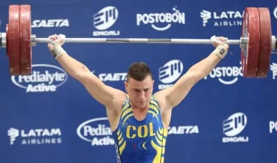 Juan Camilo López, pesista colombiano. 