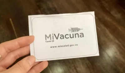 Carnet de vacunación. 