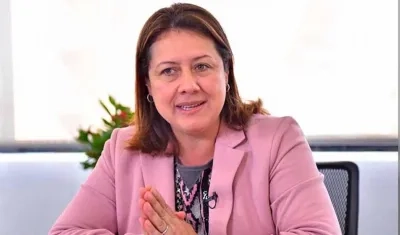 Ministra de Comercio, Industria y Turismo, Maria Ximena Lombana.