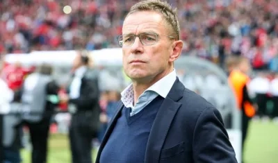 El técnico alemán Ralf Rangnick.