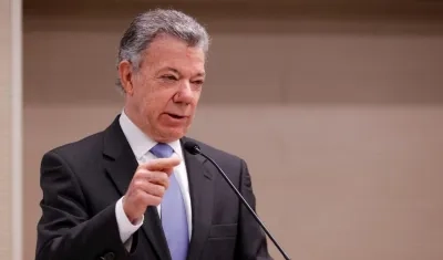 El expresidente de la República, Juan Manuel Santos.