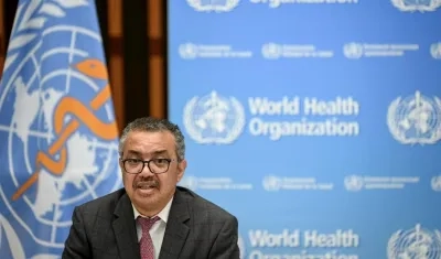 Director general de la OMS, Tedros Adhanom Ghebreyesus.