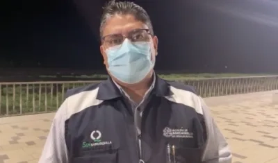 El secretario de Salud, Humberto Mendoza. 