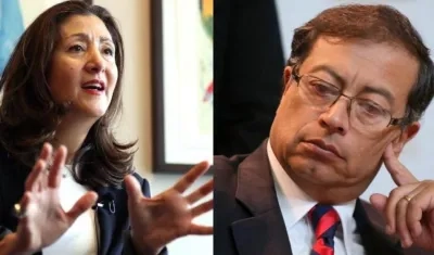 Íngrid Betancourt y Gustavo Petro.