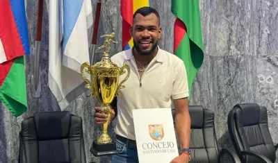 Anthony Zambrano, atleta guajiro. 