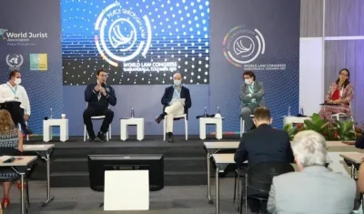 El Registrador nacional, Alexander Vega Rocha, participa en el  World Law Congress 2021 en  Barranquilla. 