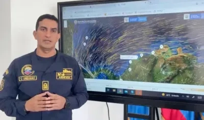 Carlos Urbano, capitán del Puerto de Barranquilla.