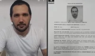 Emilio Pablo Berdugo Camacho.